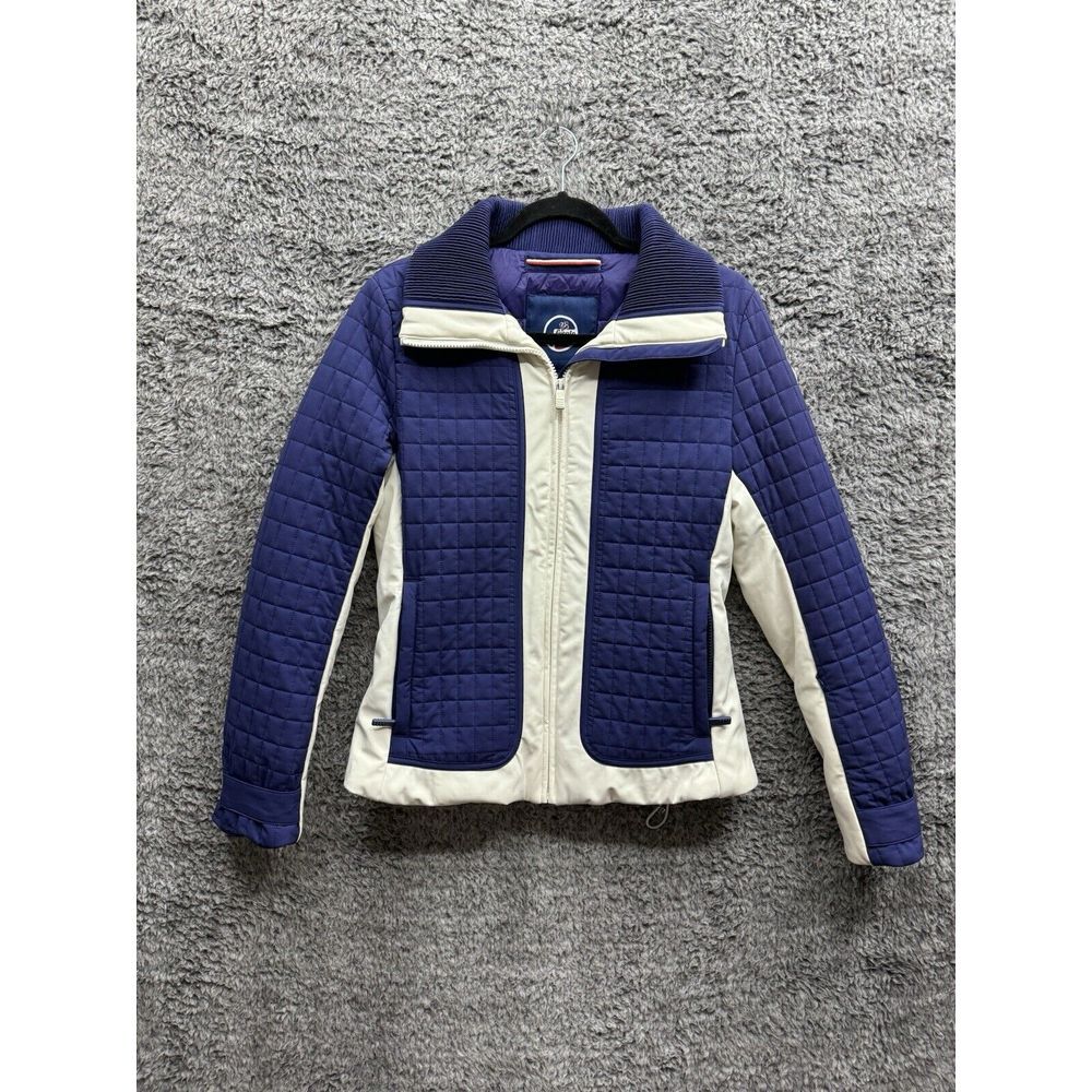 FUSALP  Aspon Quilted Shell ski jacket Blue & White Women's Size 38